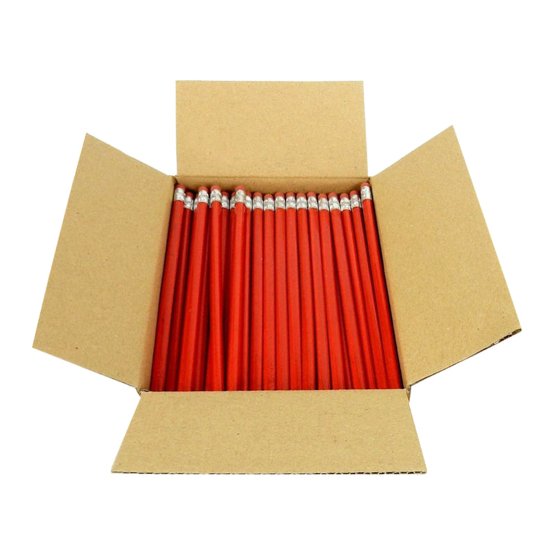 250 Triangle Pencils With Eraser Bulk Pack