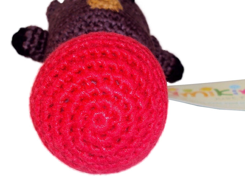 Baby Rattle Hand Crocheted with Organic Bamboo Viscose Yarn
