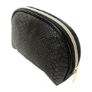 Faux Leather Cosmetic Bag