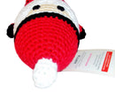 Hand Crocheted Baby Rattle ~ Choice Of Santa, Snowman, Or Reindeer ~ KidStyle