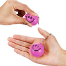 Smiley Face Gum Ball Stress Relief Keychain