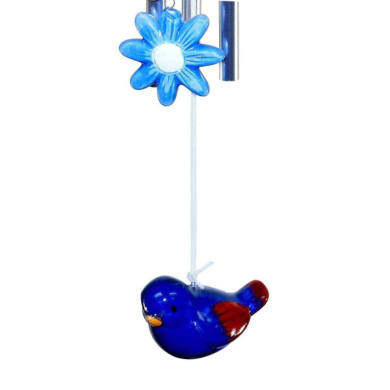 Solar Lighted Wind Chimes with 3 Long Striking Bells