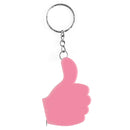 36" Mini Retractable Tape Measure Keychain, Thumbs Up Shape