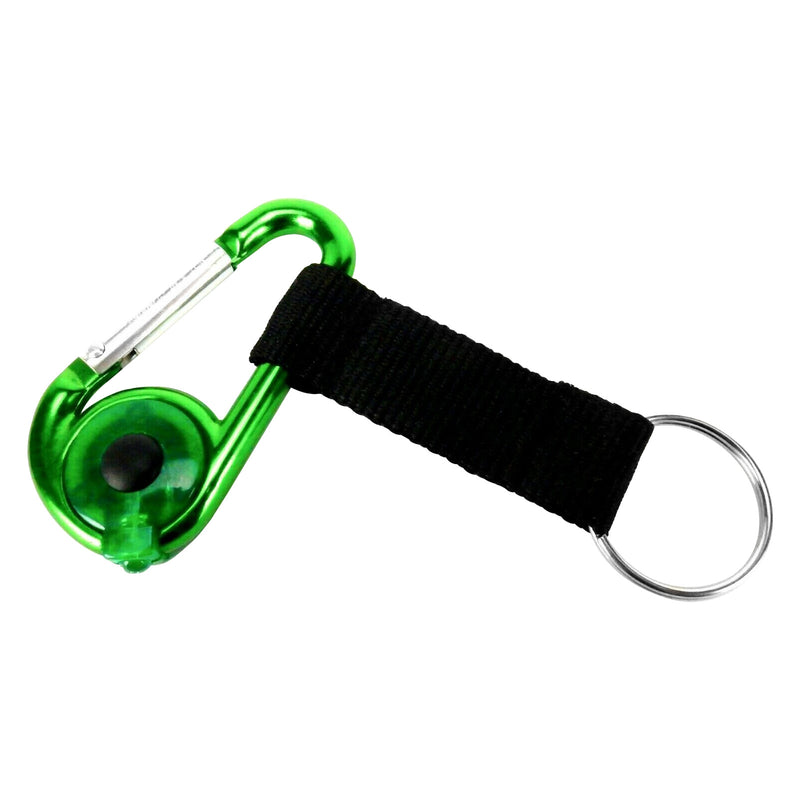 Carabiner Key Tag with LED Keychain