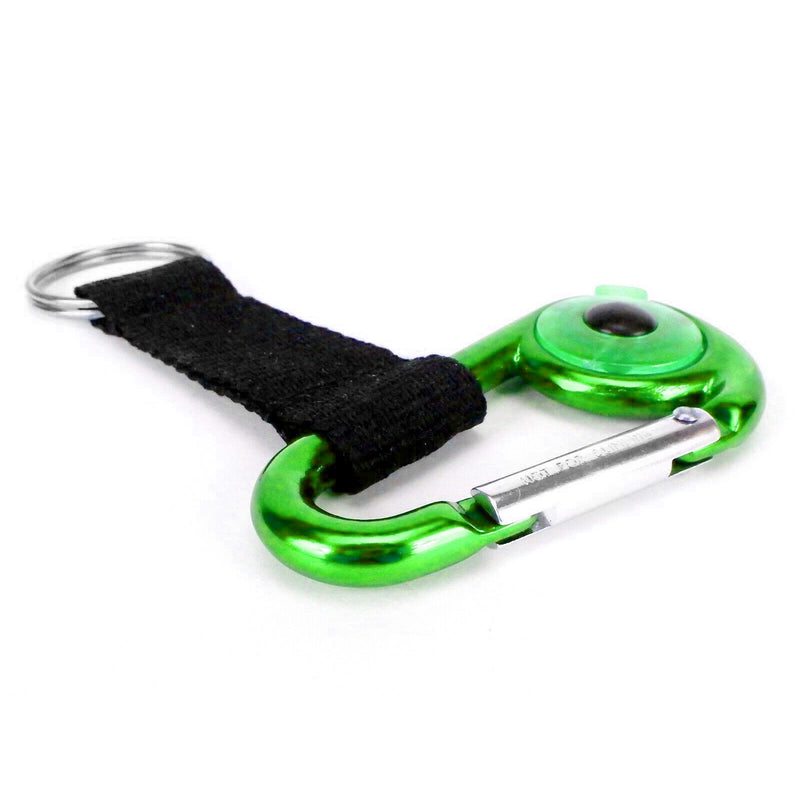 Carabiner Key Tag with LED Keychain