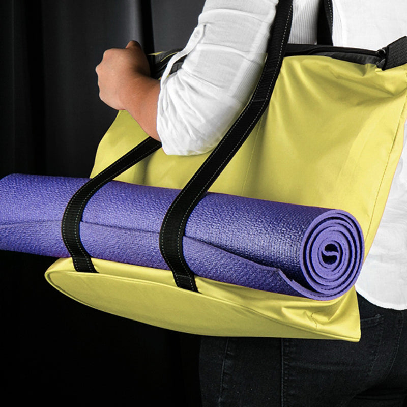 Microfiber Yoga Mat Bag With Detachable Accessory Pouch