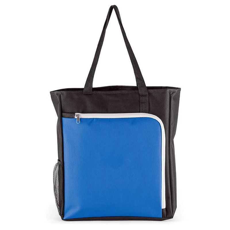 Tote Bag with Zippered Front Pocket