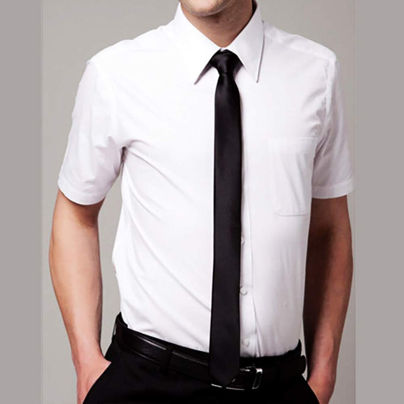 Black Polyester Necktie