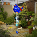 Solar Lighted Wind Chimes with 3 Long Striking Bells