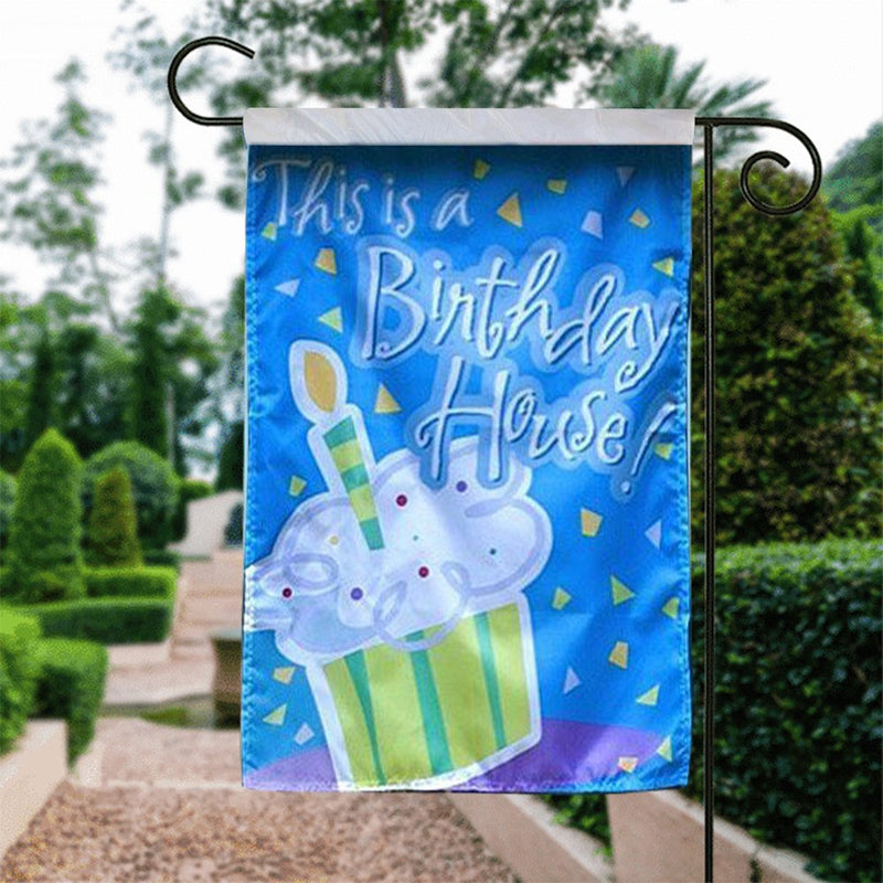 Birthday House Party Flag - 28" x 40"