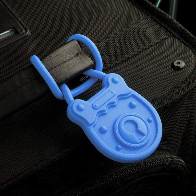 Antique Padlock Shape Silicone Luggage Tag