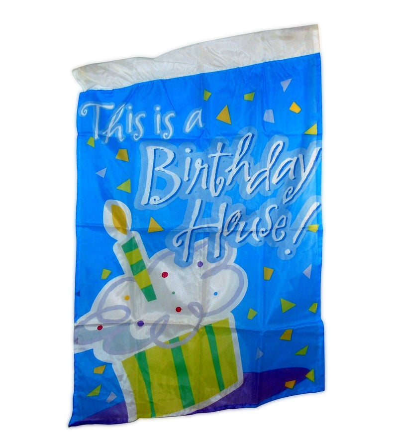 Birthday House Party Flag - 28" x 40"