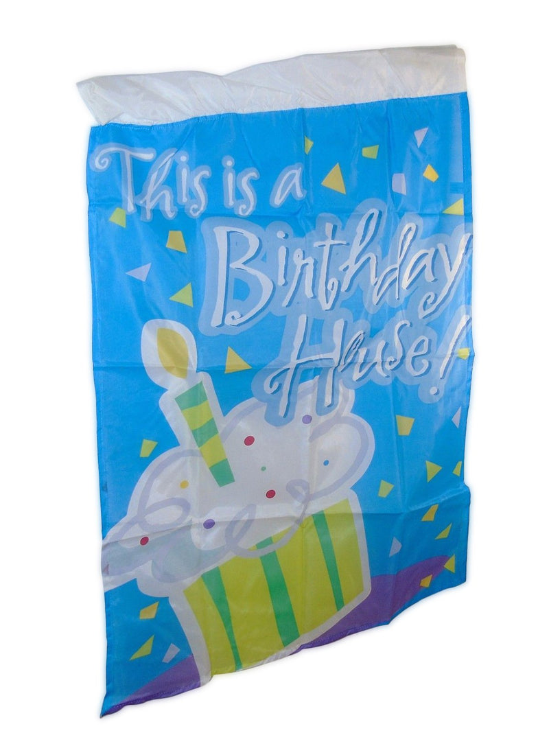 Birthday House Party Flag - 28" x 40"