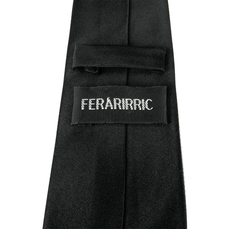 Black Polyester Necktie