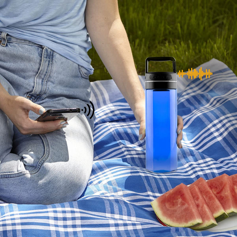Bluetooth Speaker Water Bottle With Speaker Lid