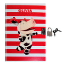 Olivia Lock Diary for Girls – 5 Assorted Cover Designs with Lock & Key – Fun & Creative Themes