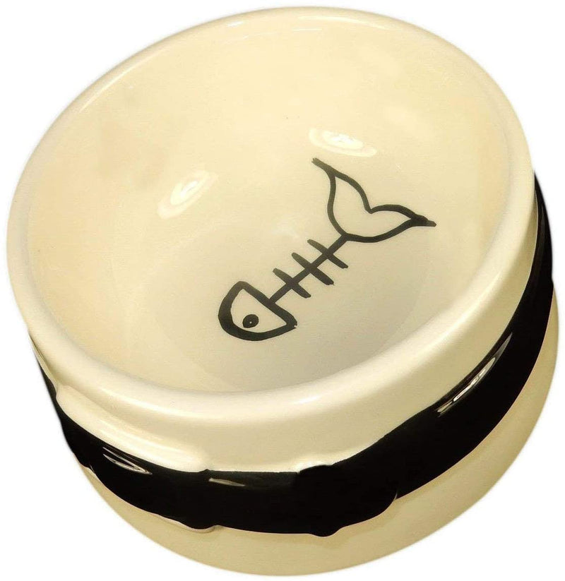 Ceramic Feeding Cat Bowl
