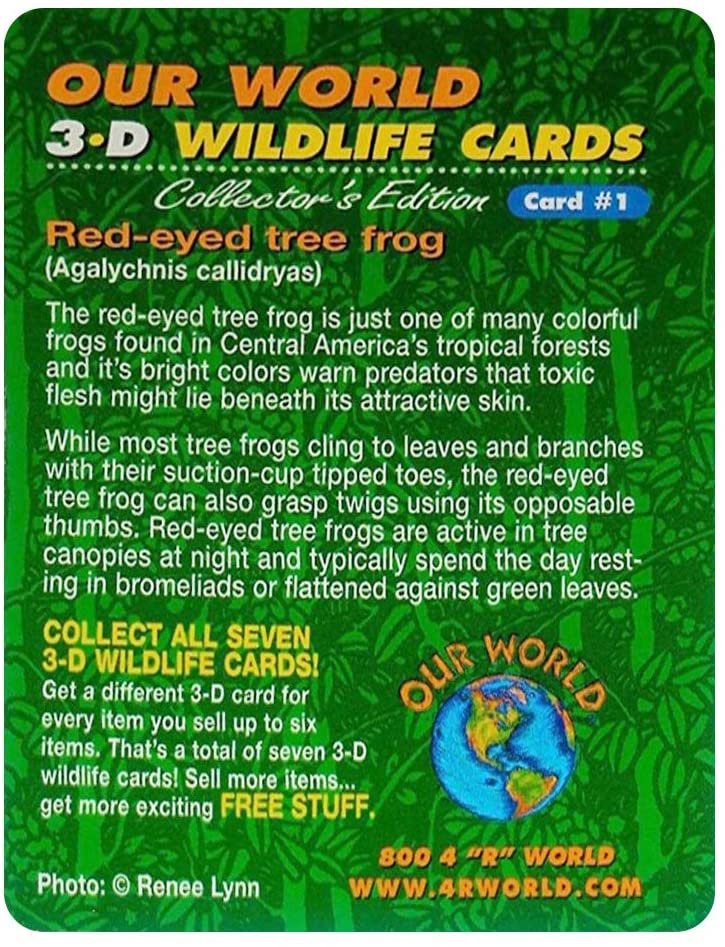 3D Wildlife Collector's Edition Card