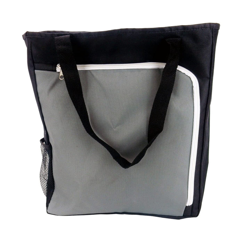 Tote Bag with Zippered Front Pocket