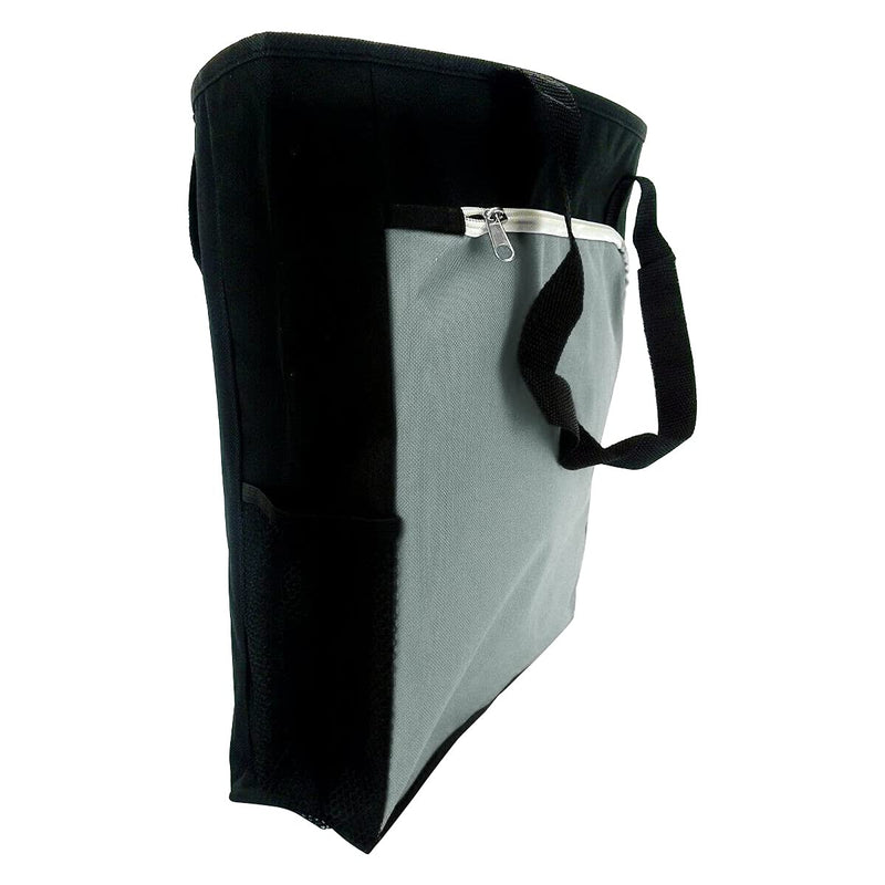 Tote Bag with Zippered Front Pocket
