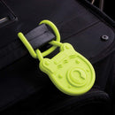 Antique Padlock Shape Silicone Luggage Tag