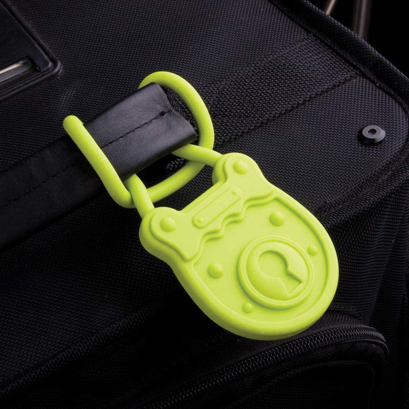 Antique Padlock Shape Silicone Luggage Tag