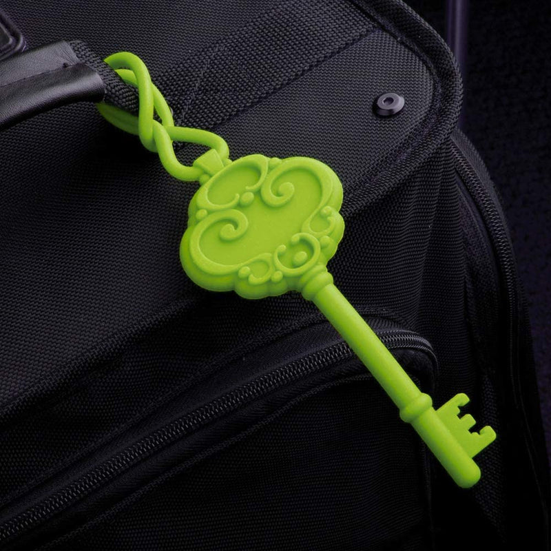 Antique Skeleton Key Shape Silicone Luggage Tag