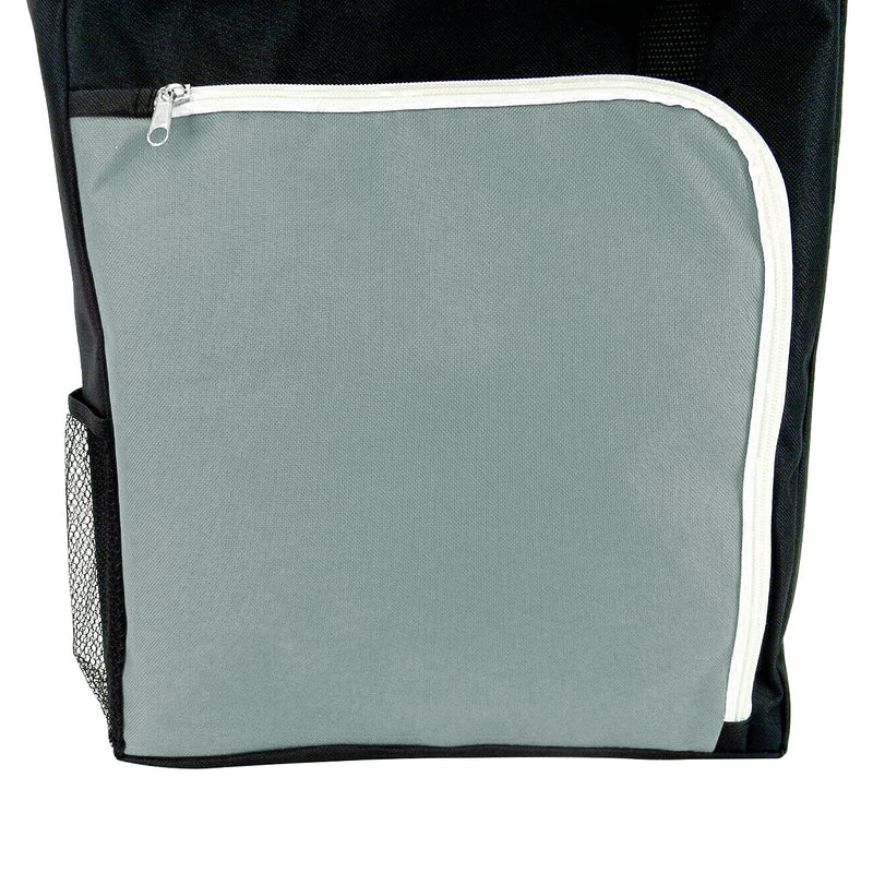 Tote Bag with Zippered Front Pocket