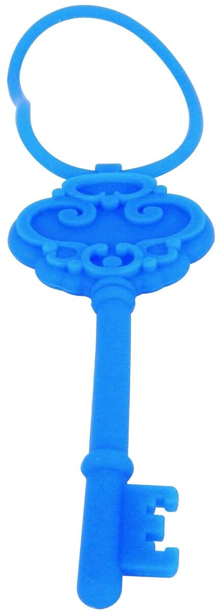 Antique Skeleton Key Shape Silicone Luggage Tag