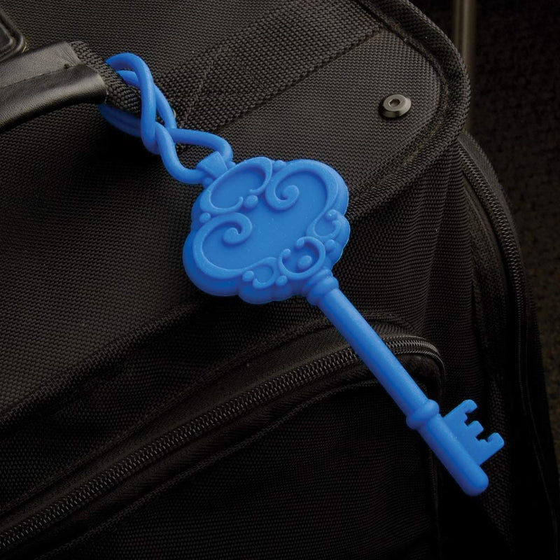 Antique Skeleton Key Shape Silicone Luggage Tag