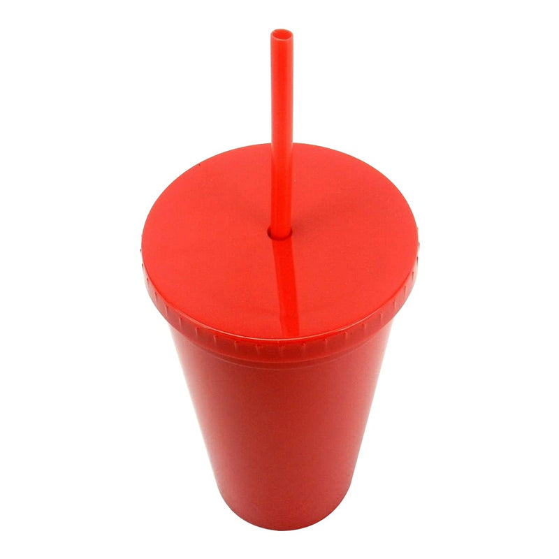 16 Oz Acrylic Tumblers With Lids And Straws