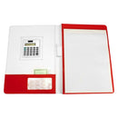 Senior Padfolio with Calculator, Lined Notepad, Pen Loop