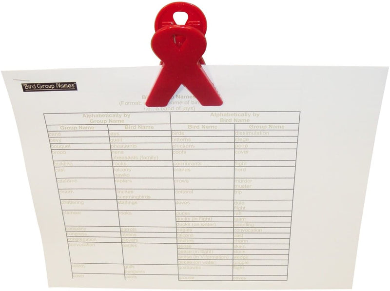 Awareness Ribbon Magnetic Memo Holder Clip