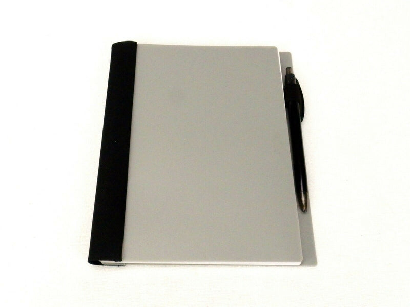 80 Page Jotter Note Pad w/Pen, Inside Pockets, Choice of Color, Sweda