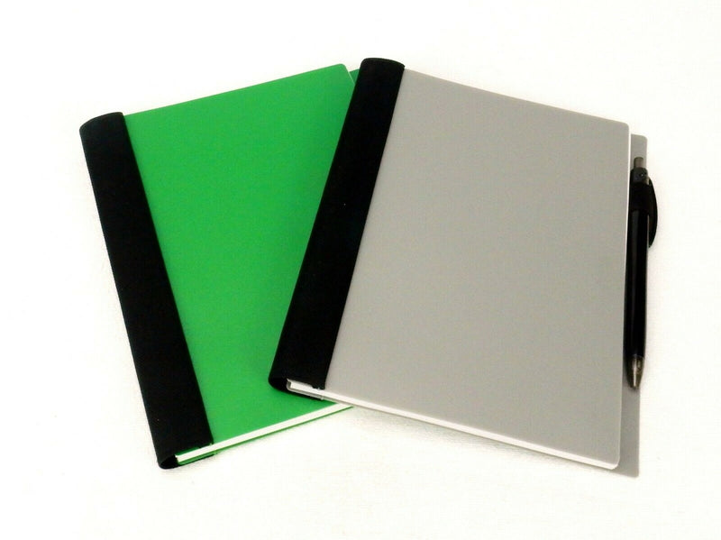 80 Page Jotter Note Pad w/Pen, Inside Pockets, Choice of Color, Sweda