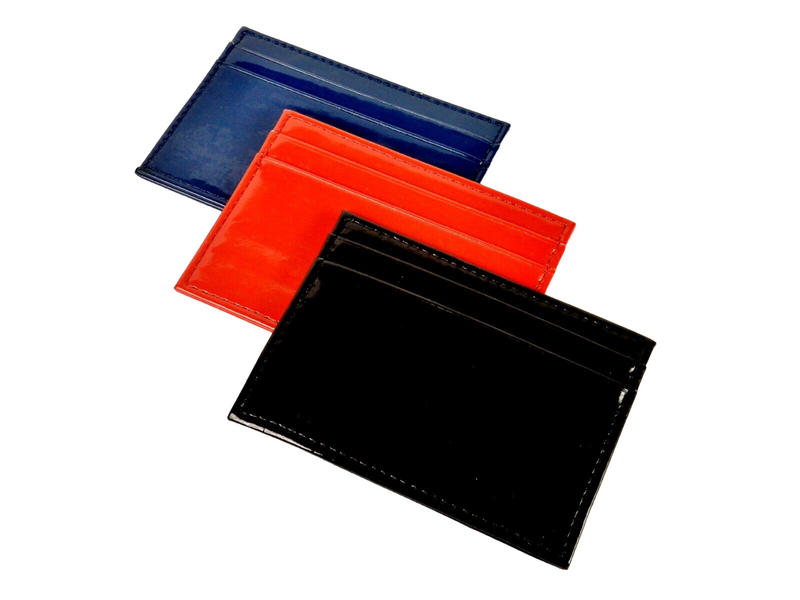 Polyurethane Card Wallet, Four Slip Pockets.