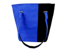 Mod 2-Tone Cotton Canvas Tote Bag, 12 x 15, Key Strap, Choice of Colors.