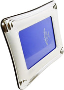 5" x 7" Photo Frames, Silver Plated Desk