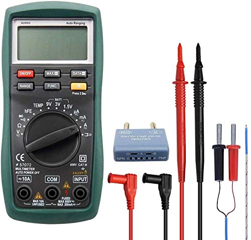 Cat III Autorunning Digital Multimeter with Temperature Probe